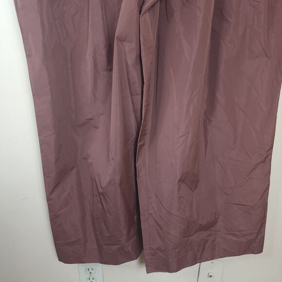 TANYA TAYLOR Kenia Pleated Wide-Leg Pants in Cinnamon Size 20 - Picture 4 of 11